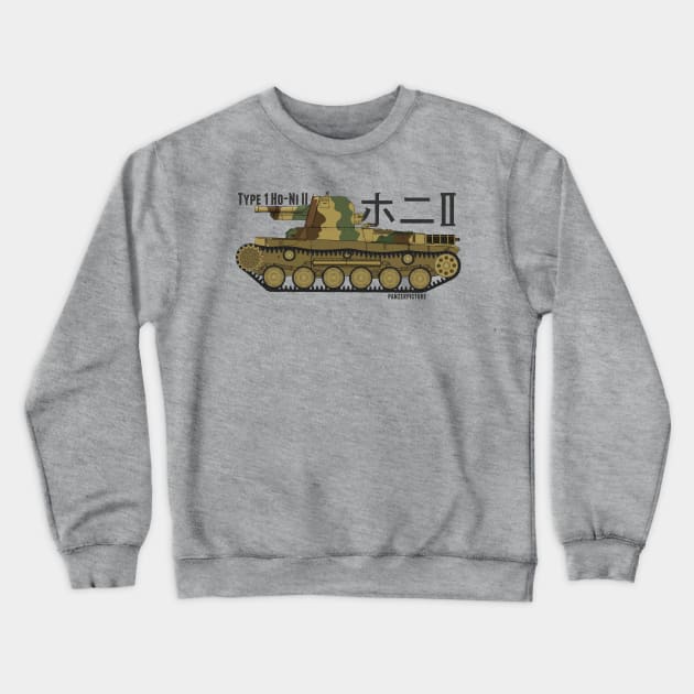 Type 1 Ho-Ni II Crewneck Sweatshirt by Panzerpicture